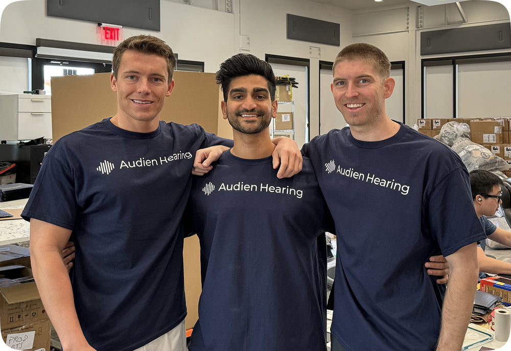 Audien Hearing company team in the office